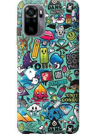 Чохол силіконовий на телефон xiaomi poco m5s стікер бомбінг 1 "693u-3117-58250"