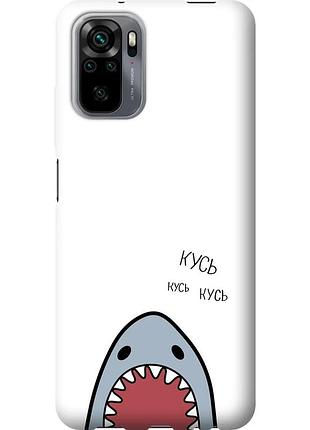 Чехол силиконовый на телефон xiaomi redmi note 10s акула "4870u-2577-58250"