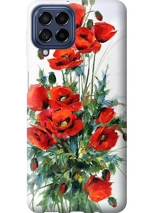 Чехол силиконовый на телефон samsung galaxy m53 m536b маки "523u-2608-58250"