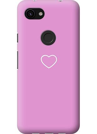 Чохол 2d пластиковий на телефон google pixel 3a xl серце 2 "4863t-1713-58250"