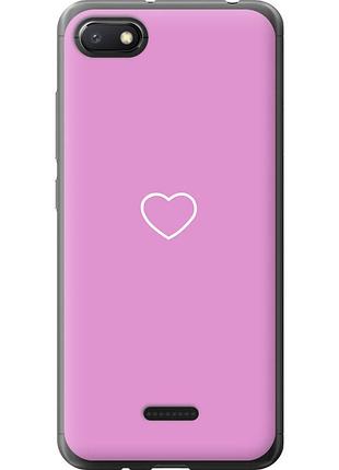 Чехол силиконовый на телефон xiaomi redmi 6a сердце 2 "4863u-1531-58250"