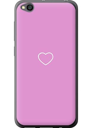 Чохол силіконовий на телефон xiaomi redmi go серце 2 "4863u-1667-58250"