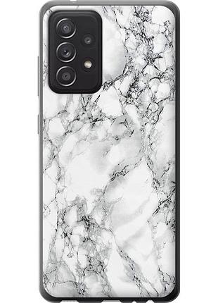 Чохол 2d пластиковий на телефон samsung galaxy a52 мармур білий "4480t-2251-58250"