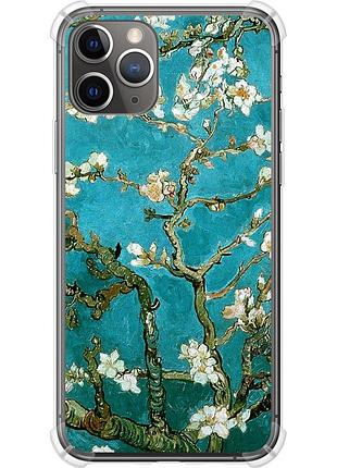 Чехол силикон с усиленными углами на телефон iphone 11 pro винсент ван гог. сакура "841sp-1788-58250"