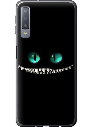 Чохол силіконовий на телефон samsung galaxy a7 (2018) a750f чеширський кіт "689u-1582-58250"