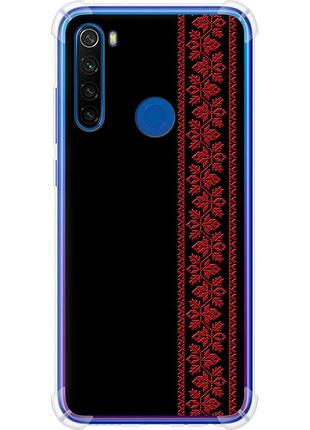 Чехол силикон с усиленными углами на телефон xiaomi redmi note 8t вышиванка 53 "2041sp-1818-58250"