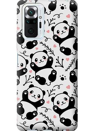 Чохол силіконовий на телефон xiaomi redmi note 10 pro панди "4318u-2297-58250"