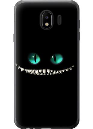 Чехол 2d пластиковый на телефон samsung galaxy j4 2018 чеширский кот "689t-1487-58250"
