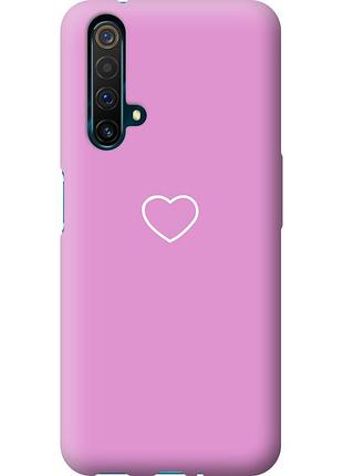 Чохол силіконовий на телефон realme x50 серце 2 "4863u-1894-58250"