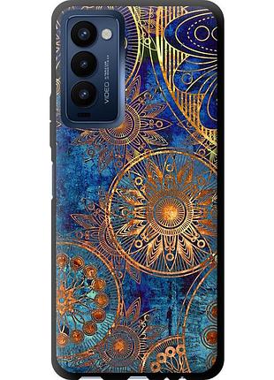 Чохол tpu на телефон tecno camon 18 ch6n золотий візерунок "678b-2524-58250"