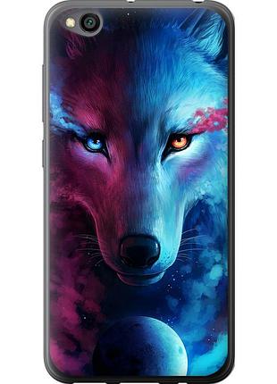 Чохол силіконовий на телефон xiaomi redmi go арт-вовк "3999u-1667-58250"