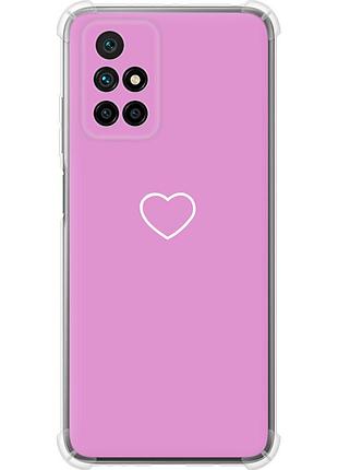 Чехол силикон с усиленными углами на телефон xiaomi redmi 10 сердце 2 "4863sp-2488-58250"