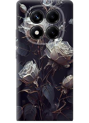 Чохол силіконовий на телефон xiaomi redmi note 14 pro 4g троянди 2 "5550u-3808-58250"