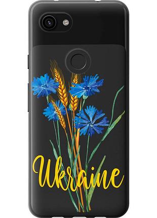 Чохол 2d пластиковий патріотичний на телефон google pixel 3a xl ukraine v2 "5445t-1713-58250"
