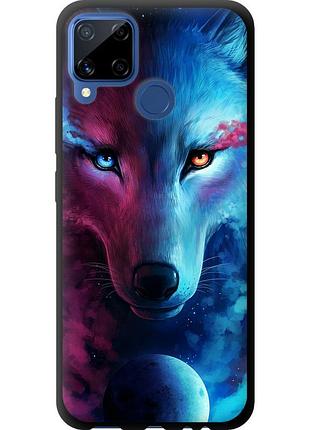 Чохол tpu на телефон realme c15 арт-вовк "3999b-2063-58250"