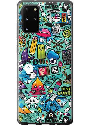 Чехол 2d пластиковый на телефон samsung galaxy s20 plus стикер бомбинг 1 "693t-1822-58250"