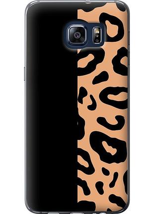 Чехол силиконовый на телефон samsung galaxy s6 edge plus g928 пятна леопарда "4269u-189-58250"