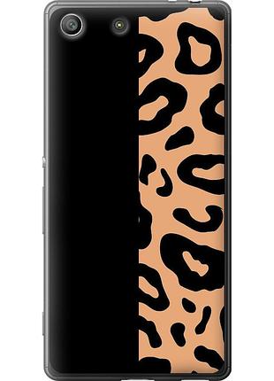 Чехол силиконовый на телефон sony xperia m5 e5633 пятна леопарда "4269u-217-58250"