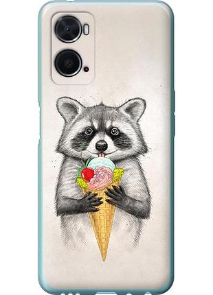 Чехол tpu на телефон oppo a76 енотик с мороженым "4602b-2760-58250"