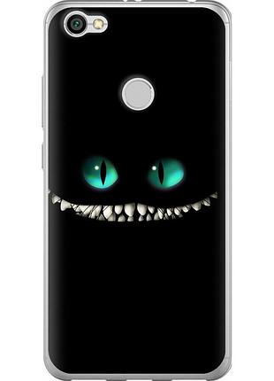 Чехол 2d пластиковый на телефон xiaomi redmi note 5a prime чеширский кот "689t-1063-58250"