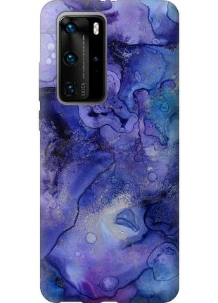 Чехол 2d пластиковый на телефон huawei p40 pro мрамор 7 "4802t-1839-58250"