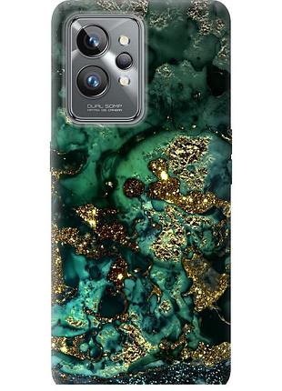 Чохол силіконовий на телефон realme gt2 pro мармур золото багатство "5419u-2566-58250"