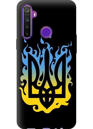 Чехол tpu патриотический на телефон realme 5 герб v1 "5258b-1862-58250"