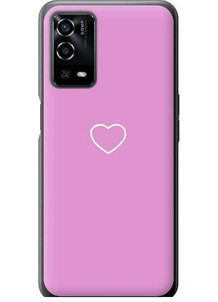 Чохол силіконовий на телефон oppo a55 серце 2 "4863u-2273-58250"