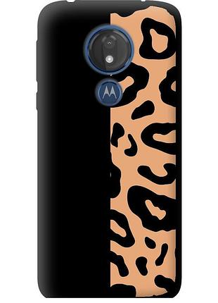 Чехол tpu на телефон motorola moto g7 power пятна леопарда "4269b-1657-58250"