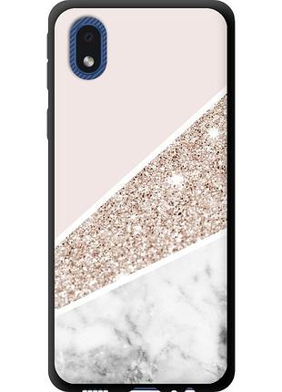 Чохол tpu на телефон samsung galaxy a01 core a013f пастельний мармур "4342b-2065-58250"