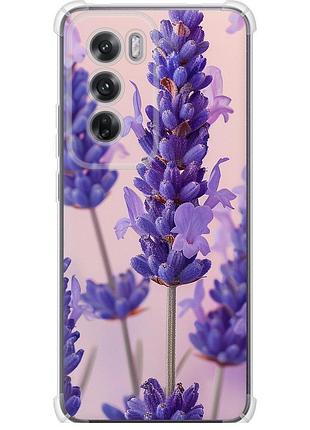 Чохол силіконовий протиударний с посиленими кутами на телефон oppo reno12 5g лаванда "6037sp-3742-58250"