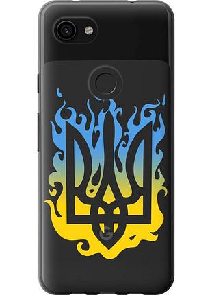 Чехол 2d пластиковый патриотический на телефон google pixel 3a xl герб v1 "5258t-1713-58250"