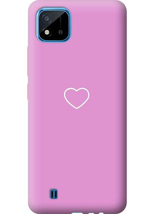Чохол 2d пластиковий на телефон realme c11 2021 серце 2 "4863t-2485-58250"