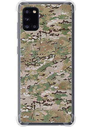 Чехол силикон с усиленными углами на телефон samsung galaxy a31 a315f камуфляж v5 "1201sp-1908-58250"