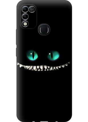 Чохол силіконовий на телефон infinix hot 11 play чеширський кіт "689u-2756-58250"