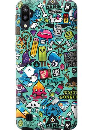 Чохол силіконовий на телефон samsung galaxy m10 стікер бомбінг 1 "693u-1661-58250"