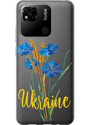 Чехол силиконовый патриотический на телефон xiaomi redmi 9c ukraine v2 "5445u-2035-58250"