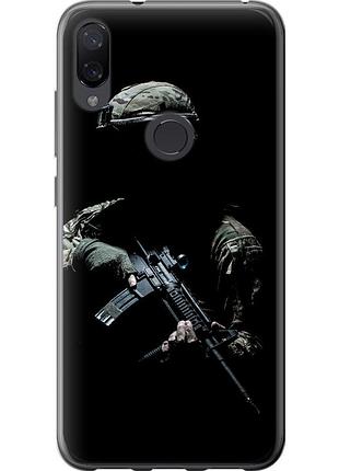 Чехол 2d пластиковый патриотический на телефон xiaomi mi play защитник v3 "5226t-1644-58250"
