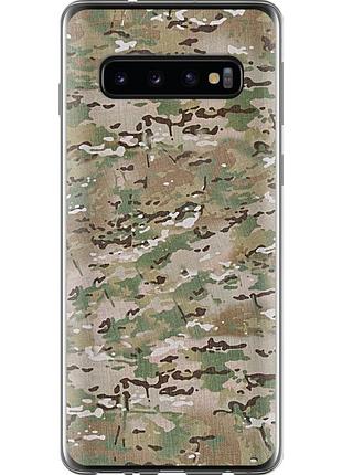 Чохол 2d пластиковий на телефон samsung galaxy s10 камуфляж v5 "1201t-1640-58250"