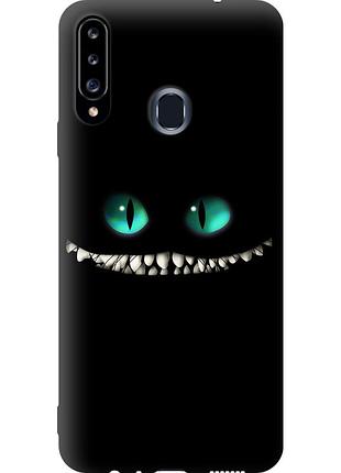Чохол tpu на телефон samsung galaxy a20s a207f чеширський кіт "689b-1775-58250"