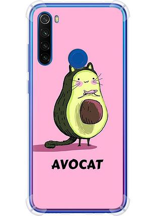 Чехол силикон с усиленными углами на телефон xiaomi redmi note 8t avocat "4270sp-1818-58250"