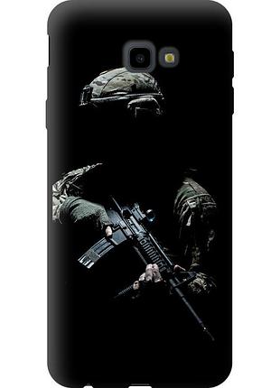 Чехол tpu патриотический на телефон samsung galaxy j4 plus 2018 защитник v3 "5226b-1594-58250"