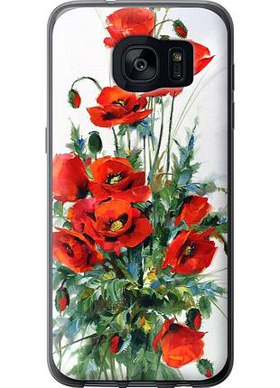 Чехол силиконовый на телефон samsung galaxy s7 edge g935f маки "523u-257-58250"