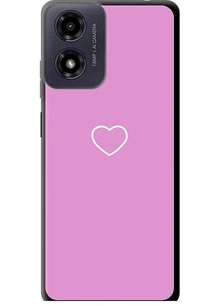 Чехол tpu на телефон motorola moto g04s сердце 2 "4863b-3865-58250"