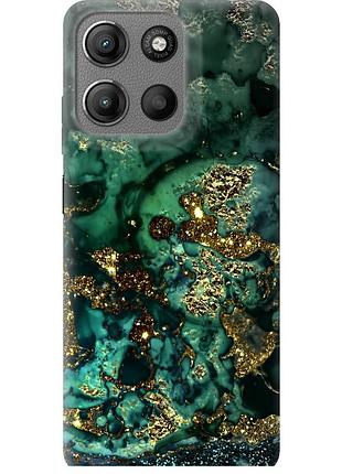 Чохол силіконовий на телефон motorola moto g15 мармур золото багатство "5419u-3948-58250"