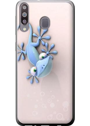 Чохол 2d пластиковий на телефон samsung galaxy m30 гекончик "1094t-1682-58250"