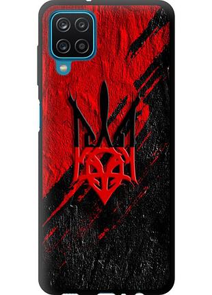 Чехол tpu патриотический на телефон samsung galaxy a12 a125f герб v4 "5293b-2201-58250"