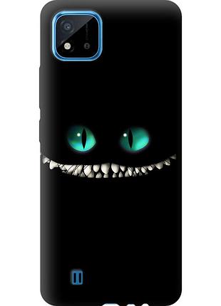 Чехол 2d пластиковый на телефон realme c11 2021 чеширский кот "689t-2485-58250"