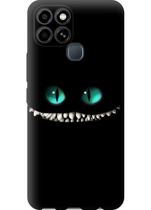 Чохол силіконовий на телефон infinix smart 6 чеширський кіт "689u-2758-58250"