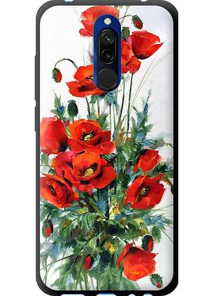 Чехол tpu на телефон xiaomi redmi 8 маки "523b-1806-58250"
